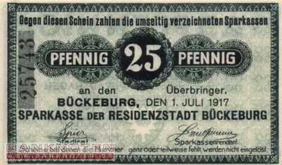 Bückeburg - 25  Pfennig (#VAB097_1a_UNC)
