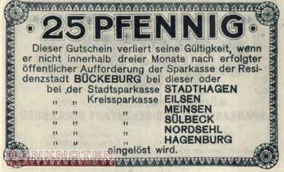 Bückeburg - 25  Pfennig (#VAB097_3a_UNC)