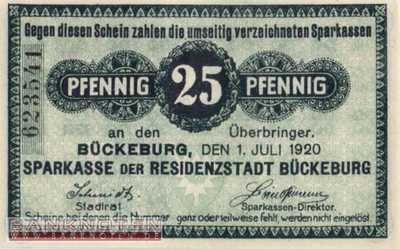 Bückeburg - 25  Pfennig (#VAB097_3a_UNC)