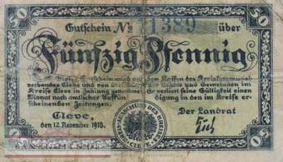 Cleve - 50  Pfennig (#VAC018_2c_VG)