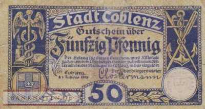 Coblenz - 50  Pfennig (#VAC019_5_F)