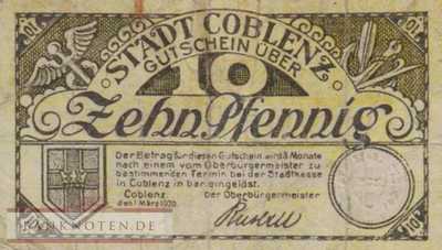 Coblenz - 10  Pfennig (#VAC019_6_F)