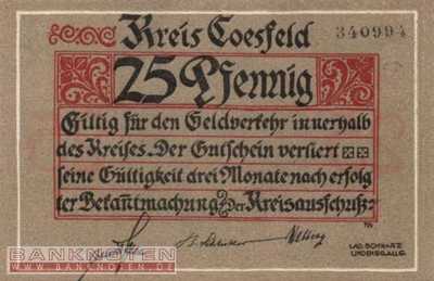Coesfeld - 25  Pfennig (#VAC023_5a_UNC)