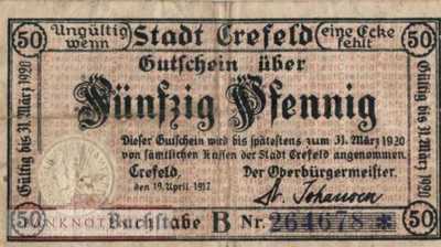 Crefeld - 50  Pfennig (#VAC029_2_VF)