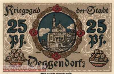 Deggendorf - 25  Pfennig (#VAD008_1a_UNC)