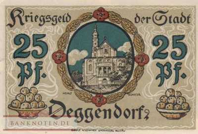 Deggendorf - 25  Pfennig (#VAD008_4a_UNC)