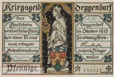 Deggendorf - 25  Pfennig (#VAD008_4a_UNC)