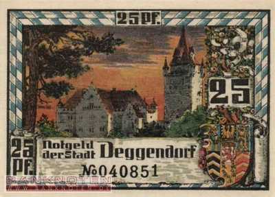 Deggendorf - 25  Pfennig (#VAD008_5a_UNC)