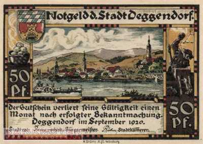 Deggendorf - 50  Pfennig (#VAD008_5b_UNC)