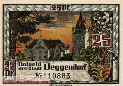 Deggendorf - 25  Pfennig (#VAD008_6a_UNC)