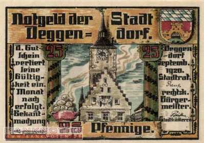 Deggendorf - 25  Pfennig (#VAD008_6a_UNC)