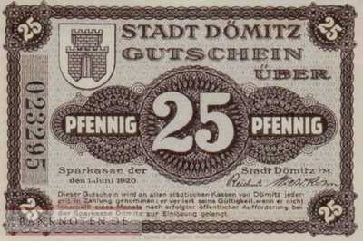 Dömitz - 25  Pfennig (#VAD024_1b_UNC)