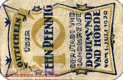 Dortmund und Hörde - 10  Pfennig (#VAD028_3a_AU)