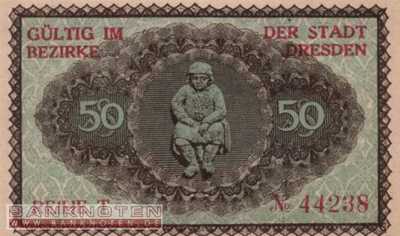 Dresden - 50  Pfennig (#VAD030_3_UNC)