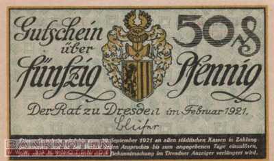 Dresden - 50  Pfennig (#VAD030_3_UNC)