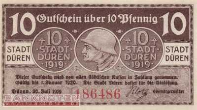 Düren - 10  Pfennig (#VAD034_10-2_UNC)