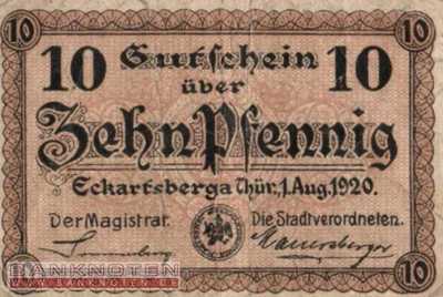 Eckartsberga - 10  Pfennig (#VAE005_2a_VF)