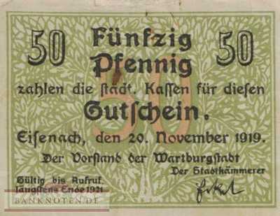 Eisenach - 50  Pfennig (#VAE010_3e_VF)