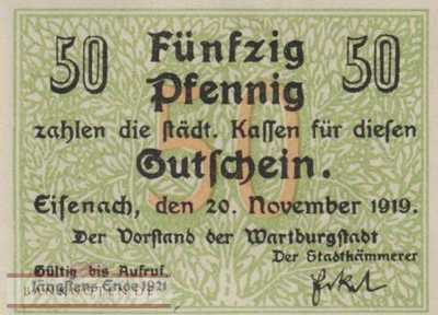 Eisenach - 50  Pfennig (#VAE010_3i_UNC)