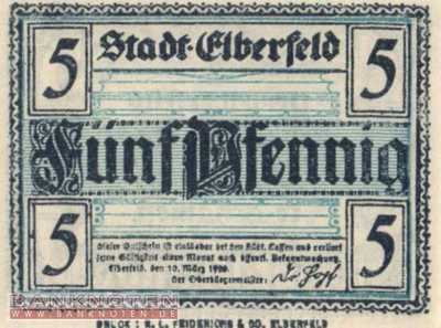 Elberfeld - 5  Pfennig (#VAE013_10_UNC)