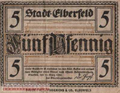 Elberfeld - 5  Pfennig (#VAE013_8a_VF)