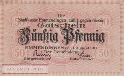 Emmendingen - 50  Pfennig (#VAE017_6k_UNC)