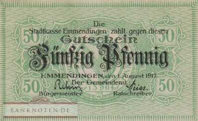 Emmendingen - 50  Pfennig (#VAE017_6l_UNC)