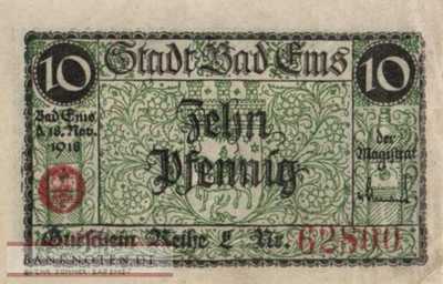 Ems, Bad - 10  Pfennig (#VAE019_4a_VF)