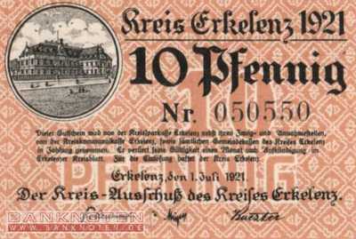 Erkelenz - 10  Pfennig (#VAE024_12_UNC)