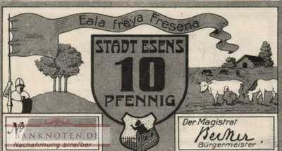 Esens - 10  Pfennig (#VAE029_3ax_UNC)