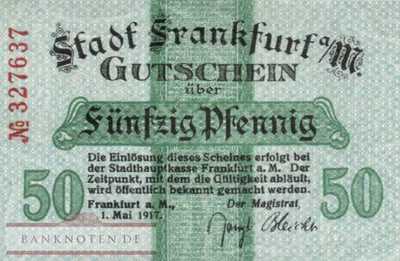 Frankfurt am Main - 50  Pfennig (#VAF016_1a_AU)