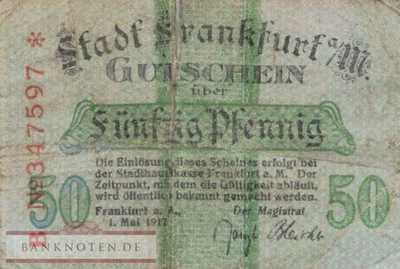 Frankfurt am Main - 50  Pfennig (#VAF016_1e_VG)