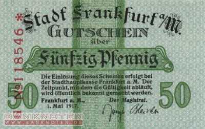 Frankfurt am Main - 50  Pfennig (#VAF016_1l_AU)