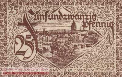 Frankfurt am Main - 25  Pfennig (#VAF016_2a_XF)