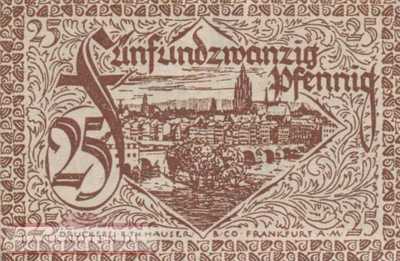 Frankfurt am Main - 25  Pfennig (#VAF016_2c_VF)