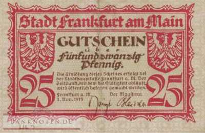 Frankfurt am Main - 25  Pfennig (#VAF016_2c_VF)
