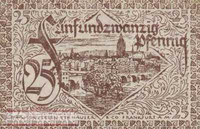Frankfurt am Main - 25  Pfennig (#VAF016_6b_AU)