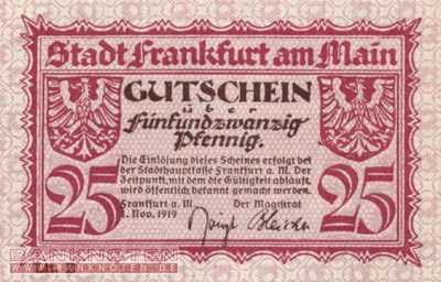 Frankfurt am Main - 25  Pfennig (#VAF016_7_XF)