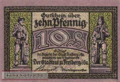 Freiberg - 10  Pfennig (#VAF019_4c_UNC)