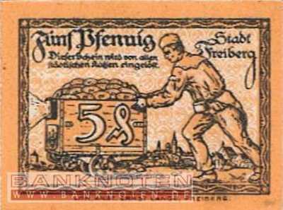 Freiberg - 5  Pfennig (#VAF019_8c_UNC)