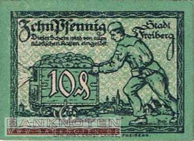 Freiberg - 10  Pfennig (#VAF019_8d_UNC)