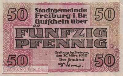 Freiberg - 50  Pfennig (#VAF021_4c_VF)