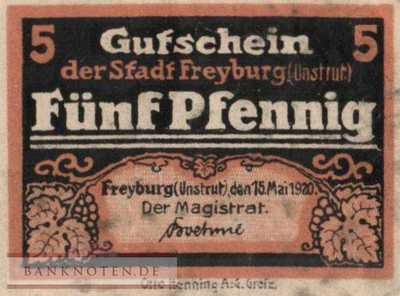 Freyburg a.d. Unstrut - 5  Pfennig (#VAF025_1a_VF)