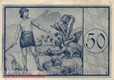 Füssen - 50  Pfennig (#VAF038_1a_XF)