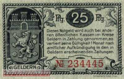 Geldern - 25  Pfennig (#VAG005_3b_XF)