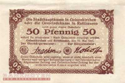 Gelsenkirchen und Rotthausen - 50  Pfennig (#VAG007_3_AU)