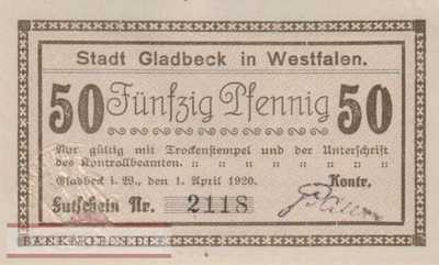 Gladbeck - 50  Pfennig (#VAG013_11a_AU)