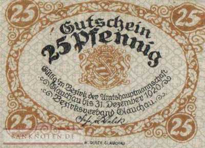 Glauchau - 25  Pfennig (#VAG018_4b_AU)