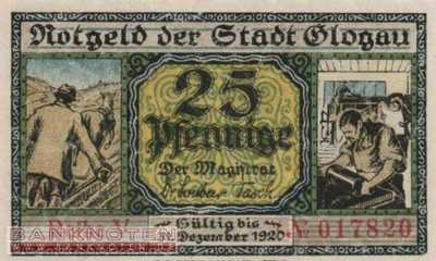 Glogau - 25  Pfennig (#VAG020_6d_UNC)