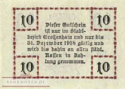 Großenhain - 10  Pfennig (#VAG051_2a_UNC)